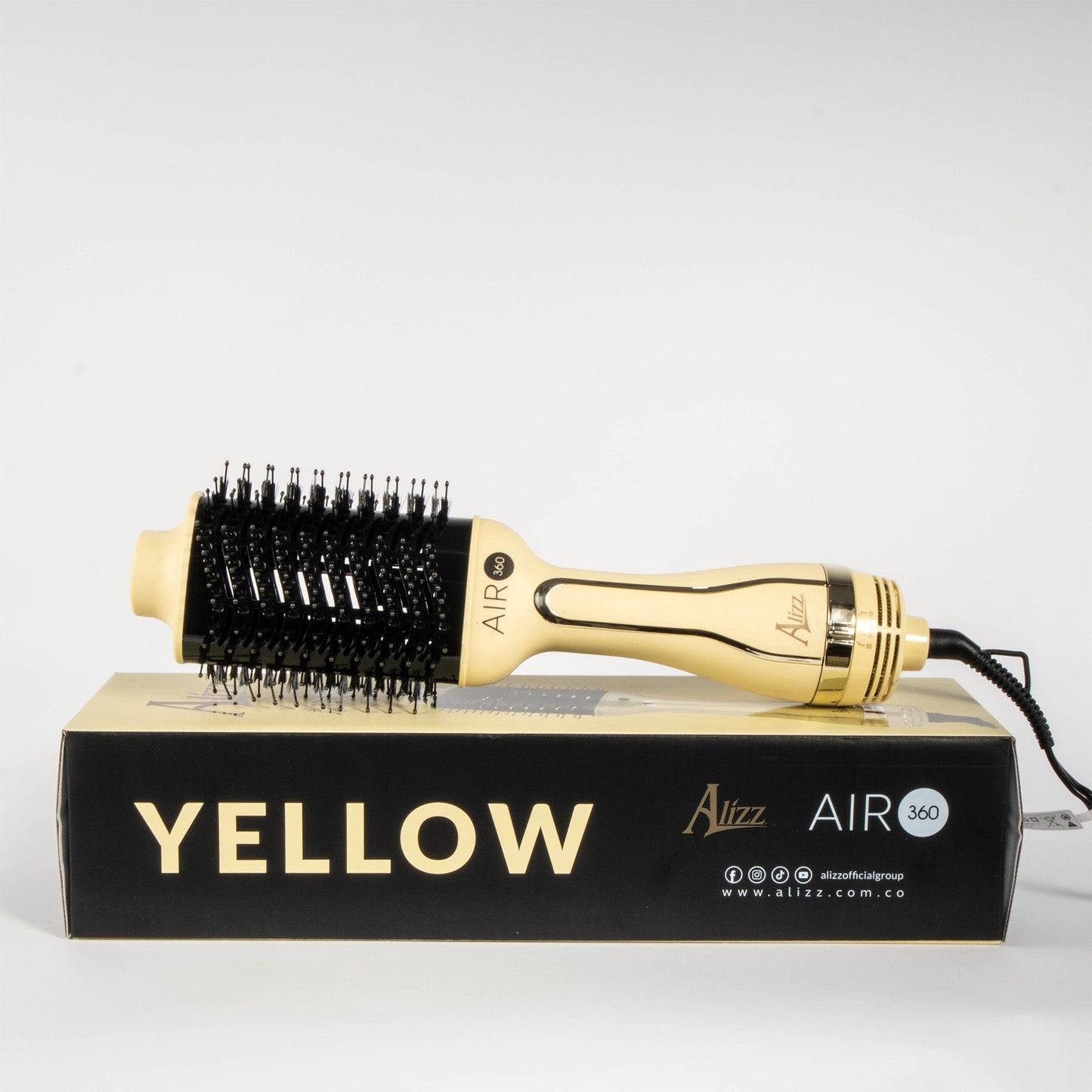 CEPILLO SECADOR  ALIZZ AIR 360 COLORS YELLOW